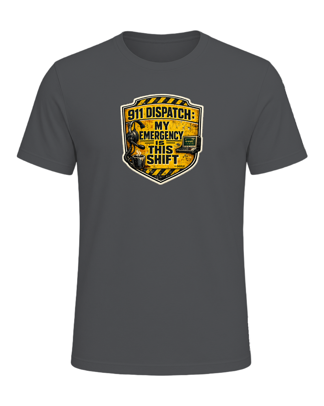 911 Dispatch: My Emergency Is This Shift Tee — Asphalt