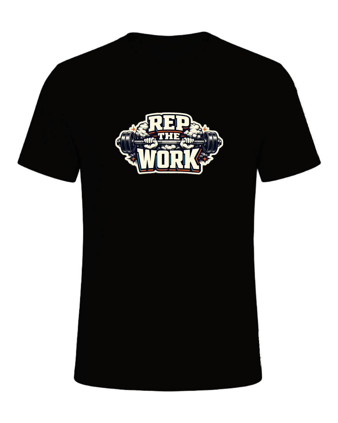 A bold barbell gym tee for lifters who believe the reps are the whole point. — Black Heather